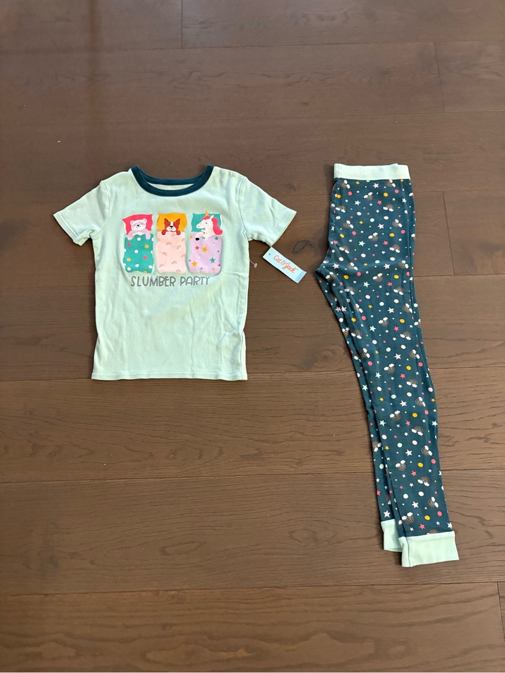 Cat & Jacks girls summer pj set sz 10 NWT ret $49USD
